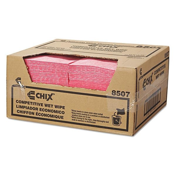 Wet Wipes, Pink Diamond Pattern, 13.5 X 24, 200 Towels Per Dispenser Case. image 3