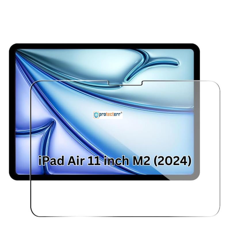 PROTECTERR | 1 Pack | Screen Protector Guard for Apple iPad Air 11 inch M2 (2024) - Ultra-Thin, HD Clear, 9H Hardness, Anti-Scratch, Bubble Free, Edge-to-Edge Easy Install (Not Tempered Glass) (B0DFTN6896) Amazon Price History, Amazon Price Tracker