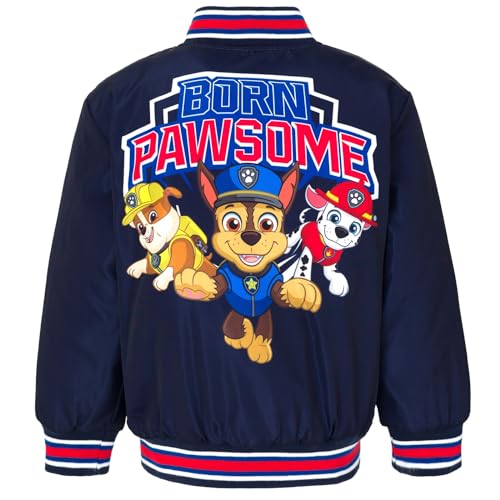 Paw Patrol Zip Up Varsity Bomber Jacket Toddler to Little Kid Sizes (2T - 7-8)3