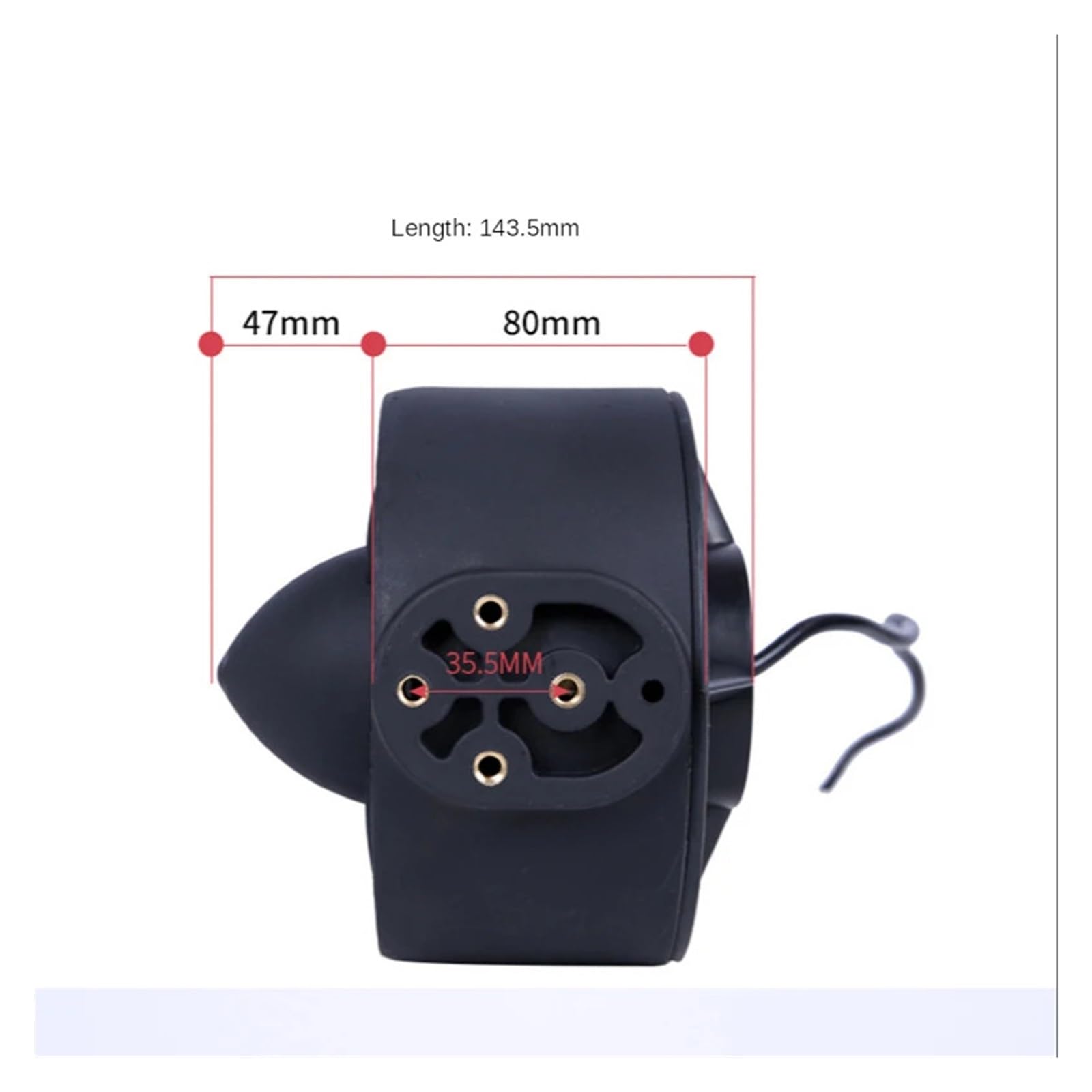 Subacquea ROV ad alta velocità da 800 W for barca pesca, robot sommergibile modificato 24-48 V 10 A 130 N Per uso fai da te(1pc left)