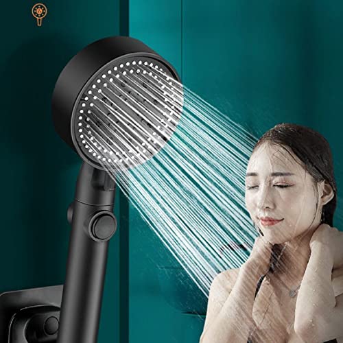 Ensemble de pommeau de douche haute pression à main avec flexible - 3