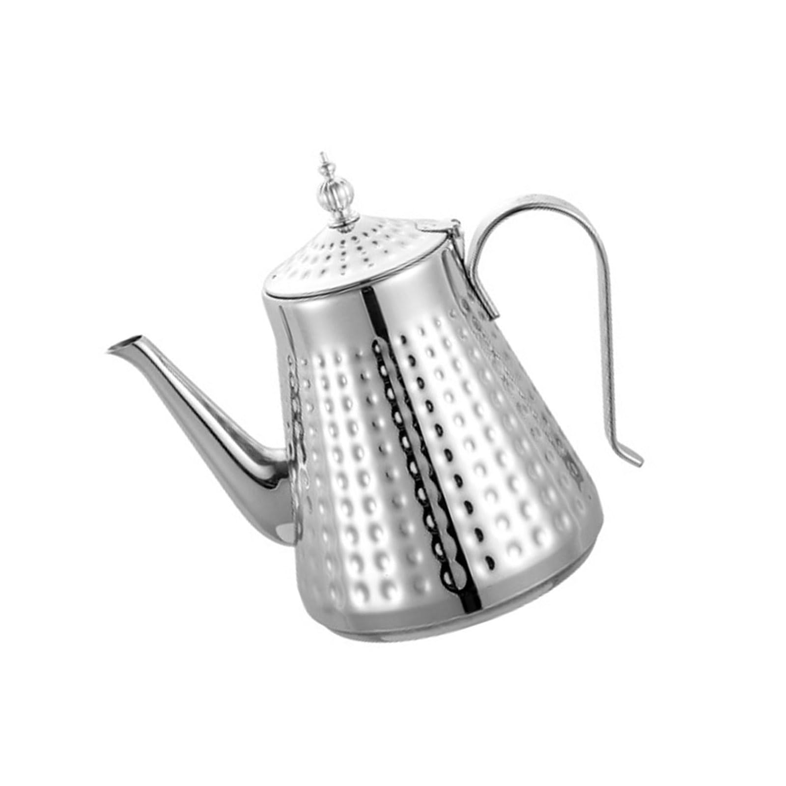 Tsophreniq Stainless Steel Water Boiling Kettle with Handle and Infuser Hammer Grains Teapot for Homes Kitchen Use Tea Kettle with Filter
