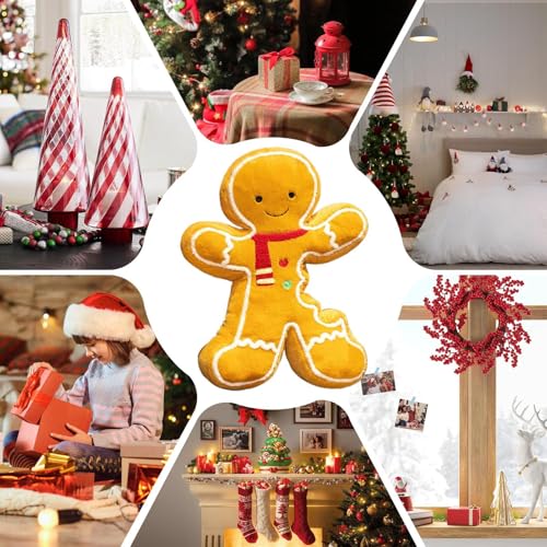 Coussin de Noël Bonhomme d'épice chambre enfant