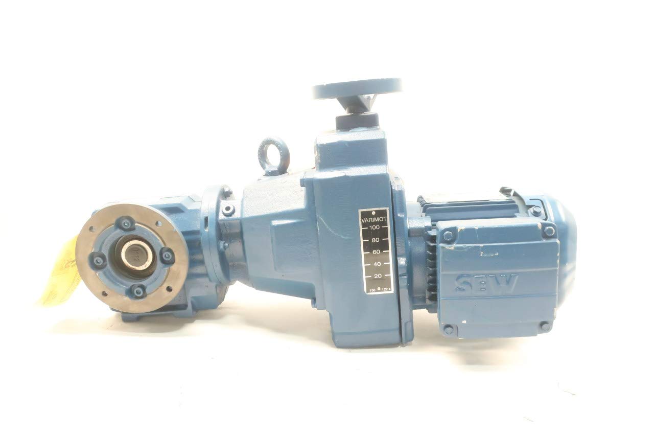SEW EURODRIVE SAF37D16DRS71S4 GEARMOTOR 13.39:1 31-155RPM 3PH 1/2HP 230/460V-AC