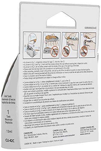 Canon Cli-42 C Cyan Ink Tank Compatible To Pixma Pro-100 #TOP1