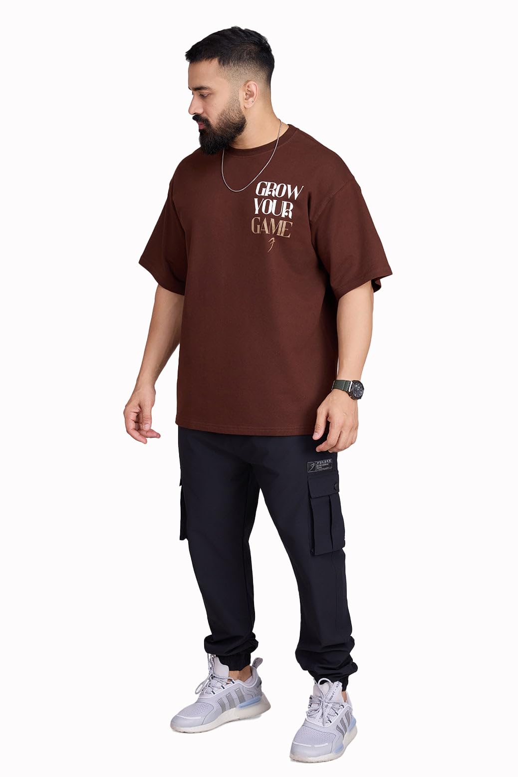 FUAARK Grow Oversized Sports and Gym T-Shirt for Men-picture-51