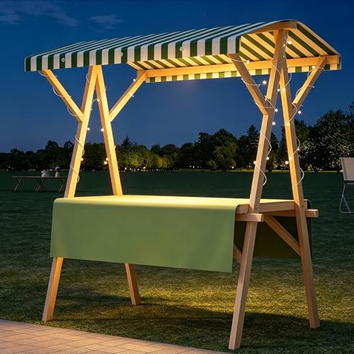 Stand de marché pliable compact pour simplifier vos ventes ambulantes - 2