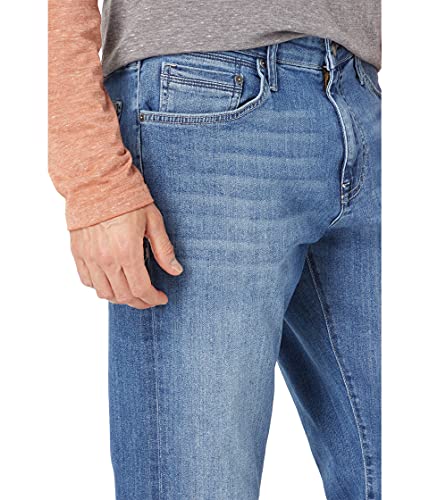 Mavi Matt Classic Men's Straight Leg Jeans, Mid-Rise Relaxed Fit Jeans for Men, Brushed Williamsburg, Medium Wash Blue Jeans, 38 x 324