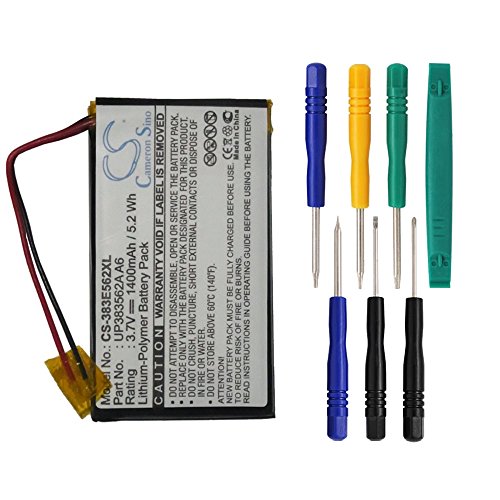 Cameron Sino 1400mAh Battery for Palm Tungsten E with 7/pcs Toolskits