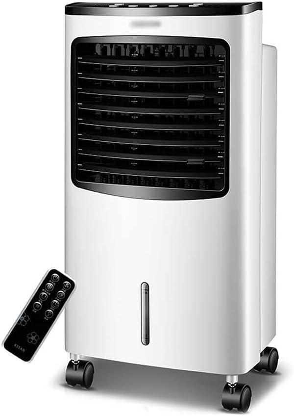 Portable Air Cooler for Home & Office, 3 Modes Evaporative Bladeless Fan, Humidifier, Remote Control, 75W Cooling Air Conditioner