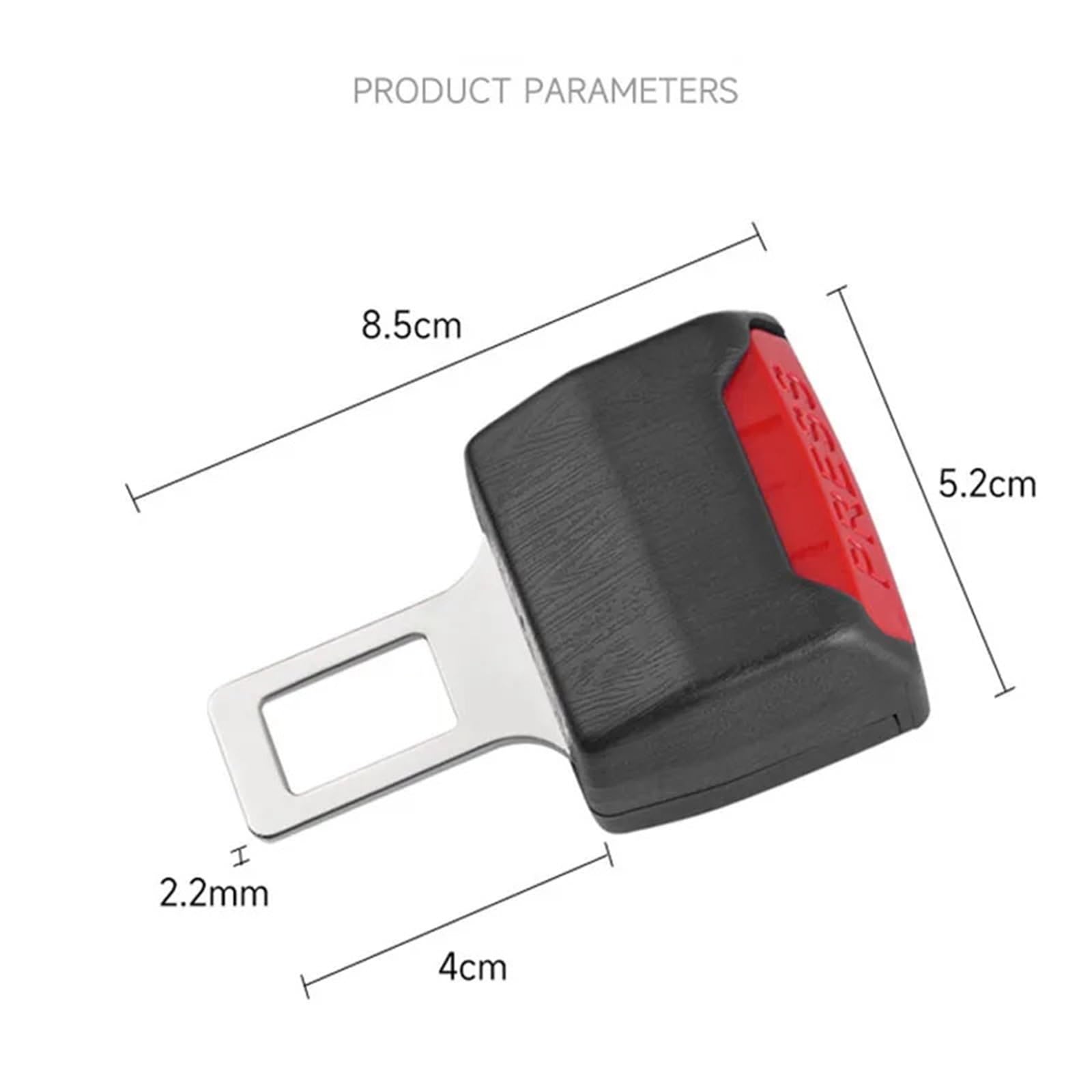 Qocobo 2Pcs Car Seat Pads & Car Belt Extender Set for Enhanced Comfort During Driving — view 2