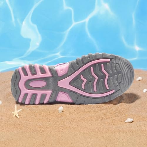 Image of DREAM PAIRS Boys Girls Closed-Toe Outdoor Summer Water Sport Sandals for Toddler /Little /Big Kid