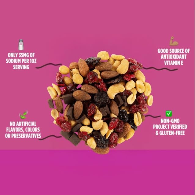Wholesome Medley, Nature Trail Mix,1.5 oz, 16 ct