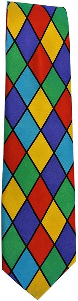 Harlequin Multicoloured Tie by The Tie Studio