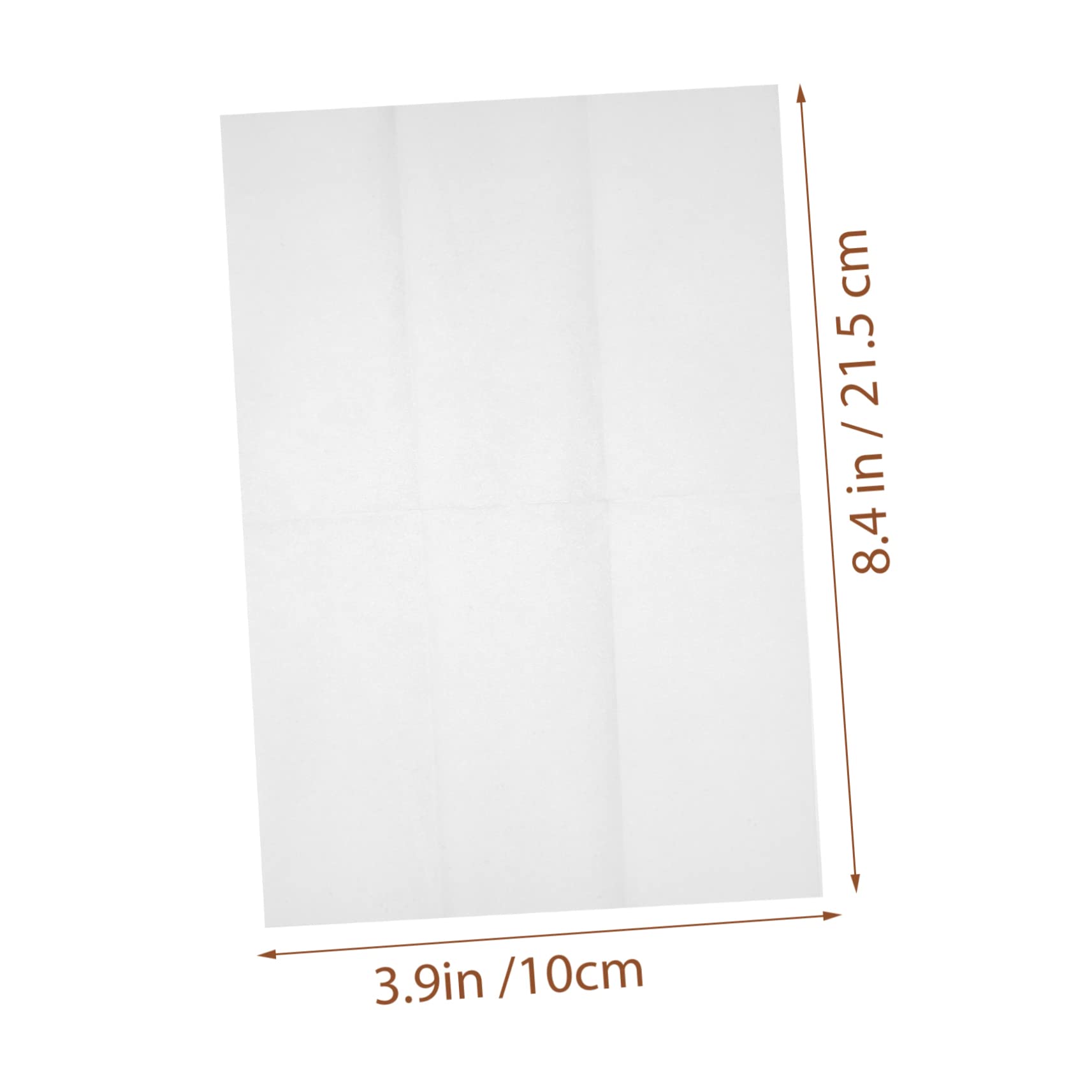 CALLARON 100 Servilletas de Pulpa de Madera Color Blanco para Bodas y Fiestas, Toallas de Mano Desechables Diseño Clásico