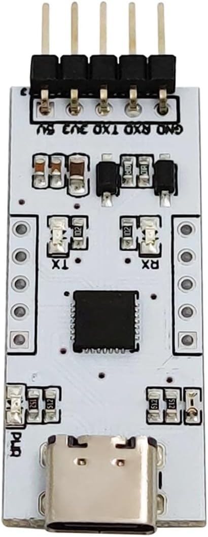 CP2102 USB C to TTL Serial Adapter Conversion Module USB to uart Serial Communication Module Brush Board 3.3/5V Level Output migrated Template (Type-C).