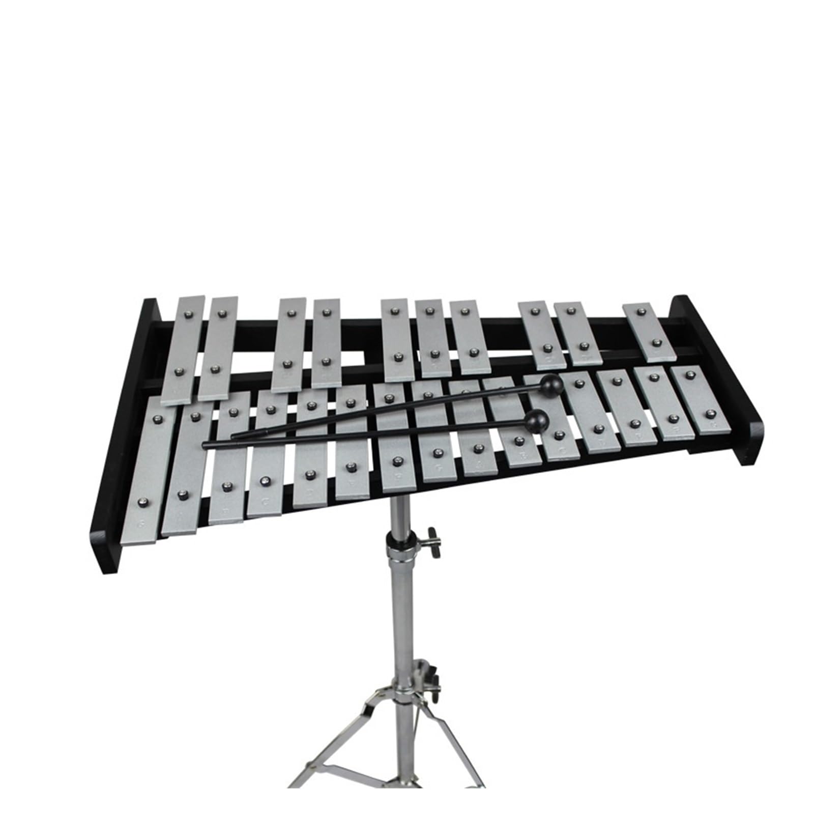 xilofono ​Legno Strumento A Percussione per Pianoforte con Piastra in Alluminio per Insegnamento con Carillon A 25 Toni Strumento A Percussione per Pianoforte con Piastra in Alluminio A 25 Toni