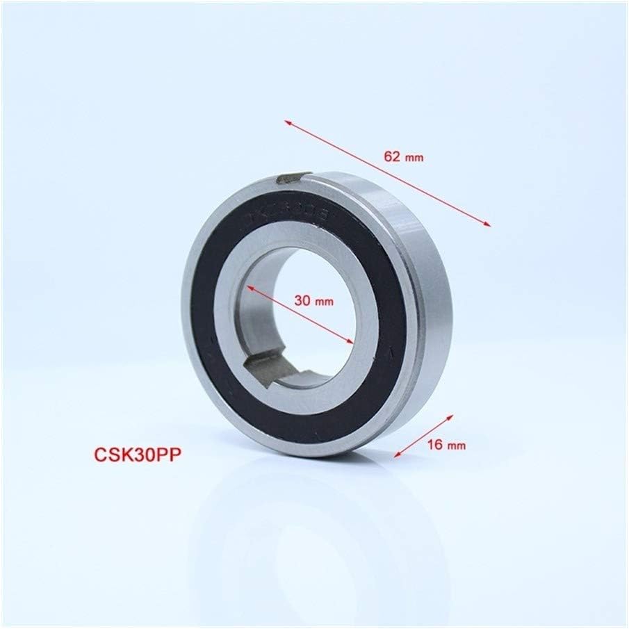 Needle Roller Bearings CSK30PP 1 PC One Way Bearing Clutches 30x62x16mm with Keyway CSK6206PP Free Wheel Clutch Bearings CSK206PP Bearings