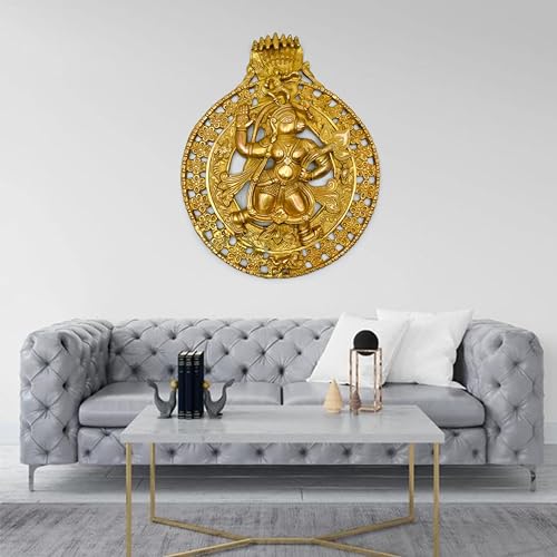 Image of Handcrafted Lord Balaji Religious Wall Hanging for Home Decor, Size - 13x31Cm, Weight - 1130gm