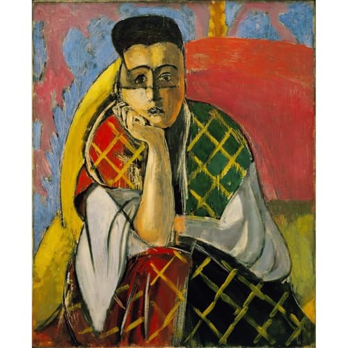 Toile Henri Matisse Femme avec un voile - Impression giclée d'art musée 76,2 x 101,6 cm