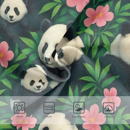 Joisal Funny Girls Underwear Toddler 2t Cotton Little Girl Panties Cute Giant Pandas Cubs Kids Briefs Undies3
