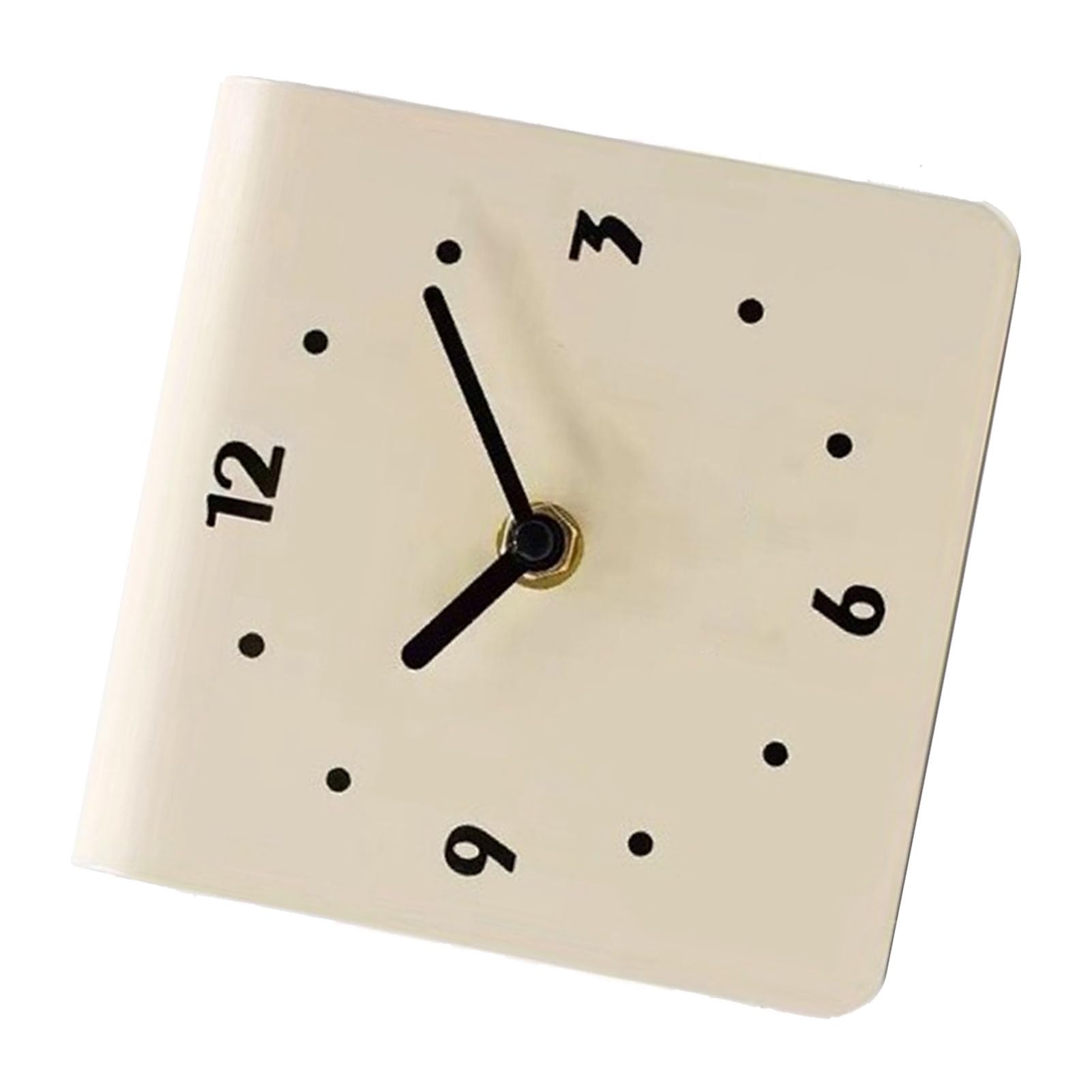 Hidyliu Orologio da Tavolo Orologio da Tavolo Moderno in Metallo con Movimento Silenzioso per Soggiorno, Camera da Letto, Decorazioni per la Casa (#2)