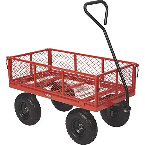 Ironton Steel Utility Cart - 400-Lb. Capacity, 34in.L x 18in.W
