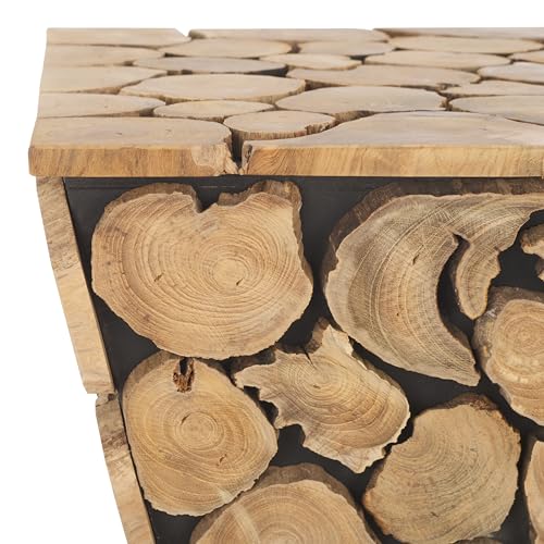 Safavieh Jefferson Coin Stool, Natural miniatura 4