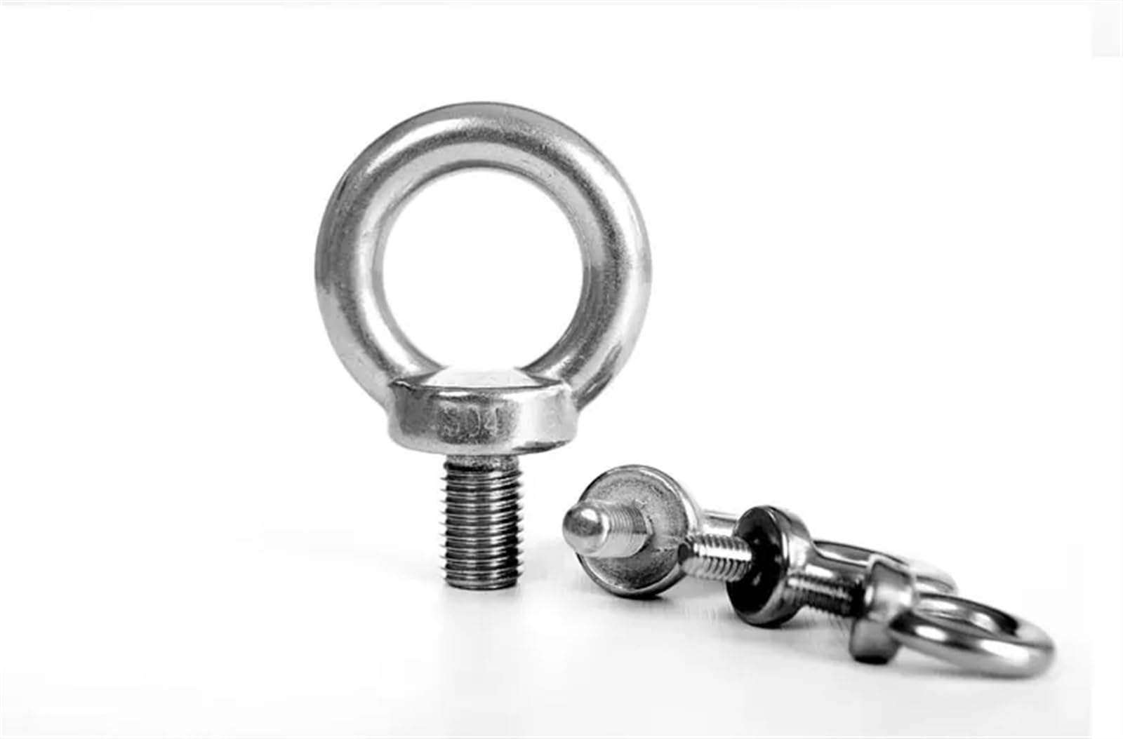 200 Uds M4 304 Acero inoxidable rosca métrica perno de elevación ojo gancho tuercas con hombros tornillo anillo pernos para equipos mecánicos