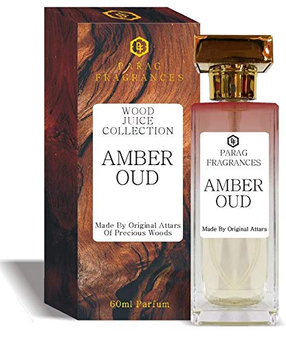 Parag Fragrances Amber Oud 60ml Real Natural Perfume Spray For Man & Women, Best Long Lasting Perfume Spray