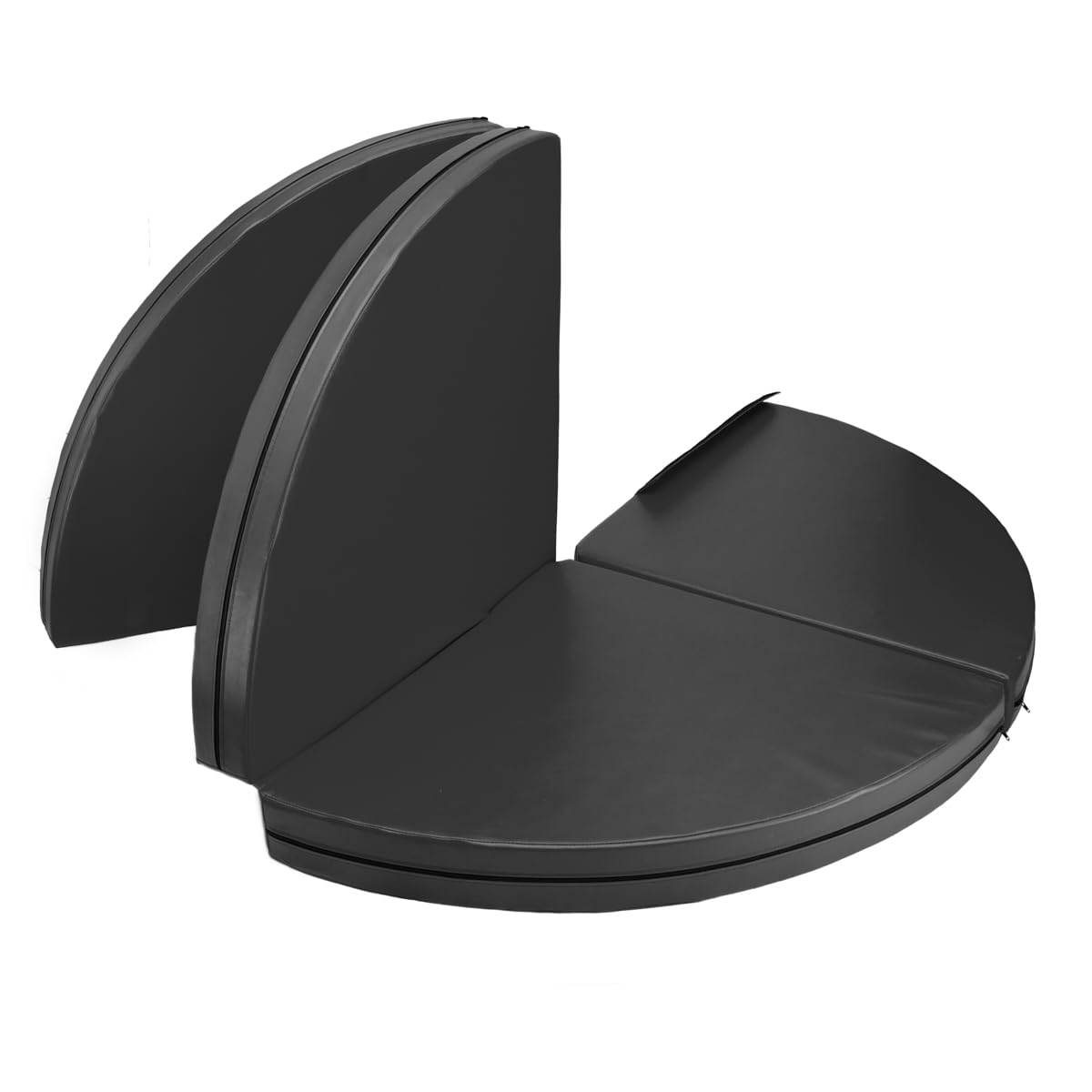 Tapis de danse de piscine pliable rond Ø 10 cm, diamètre 120/150/160 cm, tapis de sol antidérapant avec ouverture pour barre de danse pole, tapis de protection carré, tapis de chute, accessoires de