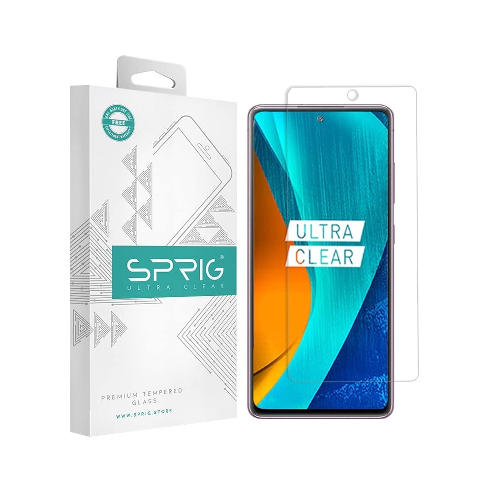 SPRIG Clear Tempered Glass Screen Protector for Samsung Galaxy A54 5G (B0BYZ81RDT) Amazon Price History, Amazon Price Tracker