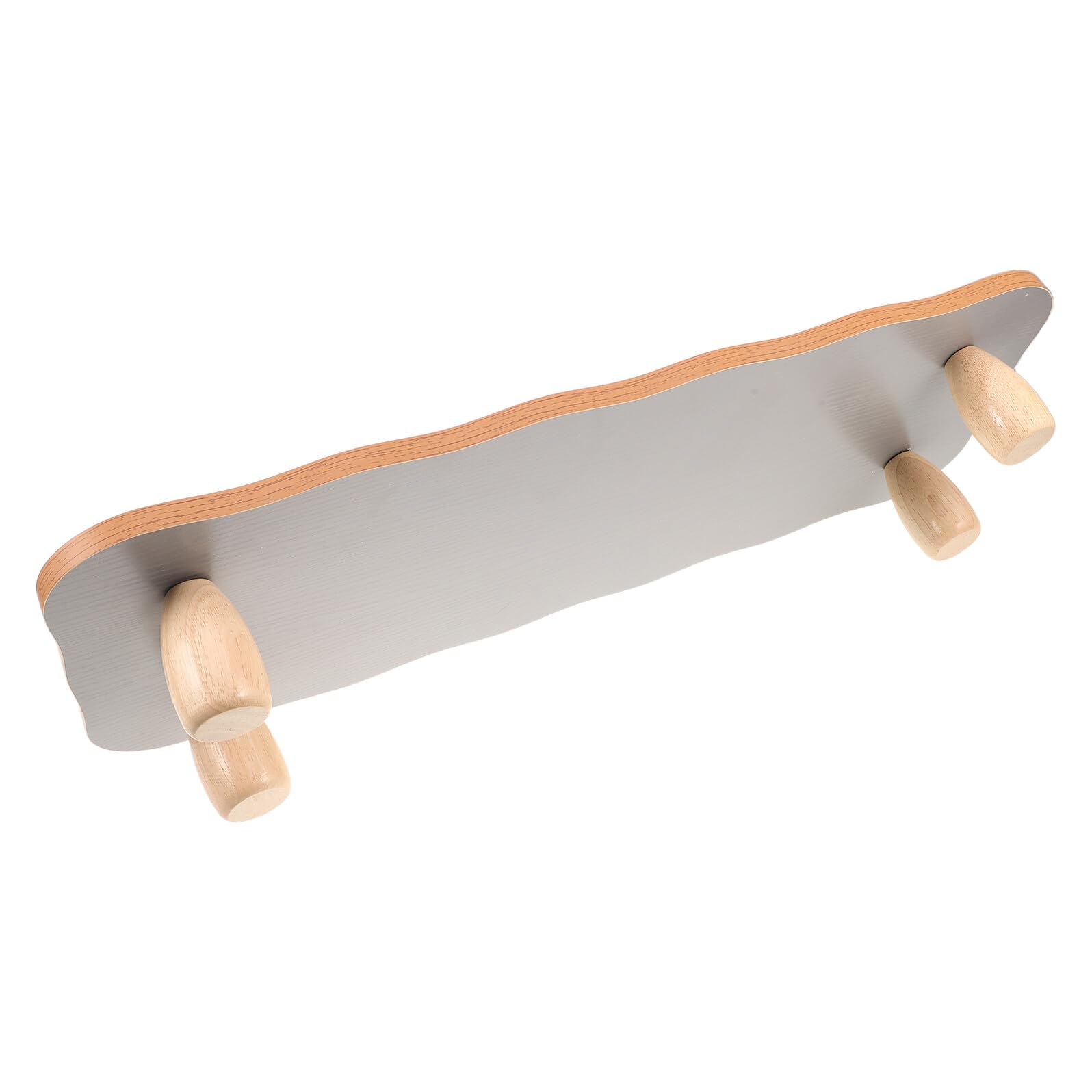 Lurrose Supporto per Monitor da Ufficio in Legno, Rialzo Schermo | Scaffale per Organizzazione Desktop, Design Multifunzionale, Stile Minimal Moderno