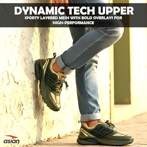 Image of ASIAN Men's SUPERKICK-06 Sports Lightweight Running Shoes with Upper mesh Fabric and Phylon Sole with Memory Foam Insole for Mens and Boys