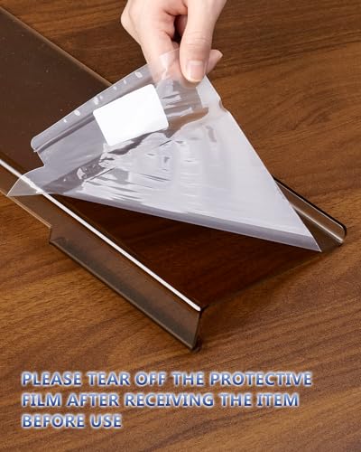Image of Computer Keyboard Wrist Rest Stand for Desktop(Coffee), Keyboard Riser | Ergonomic Acrylic Keyboard Holder, Keyboard Hand Rest, Pain Relief for Typing, Multiple Colors
