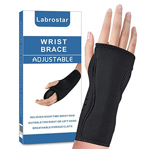 Carpal Tunnel Wrist Brace Splint Hand Support Night Sleep Relieve and Treat Pain Fits Both Hands Single Adjustable