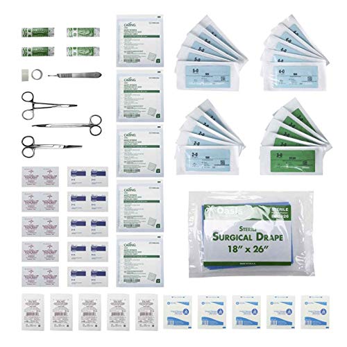 Advanced Surgical Trauma First Aid Kit - 66-pc Survival Kit