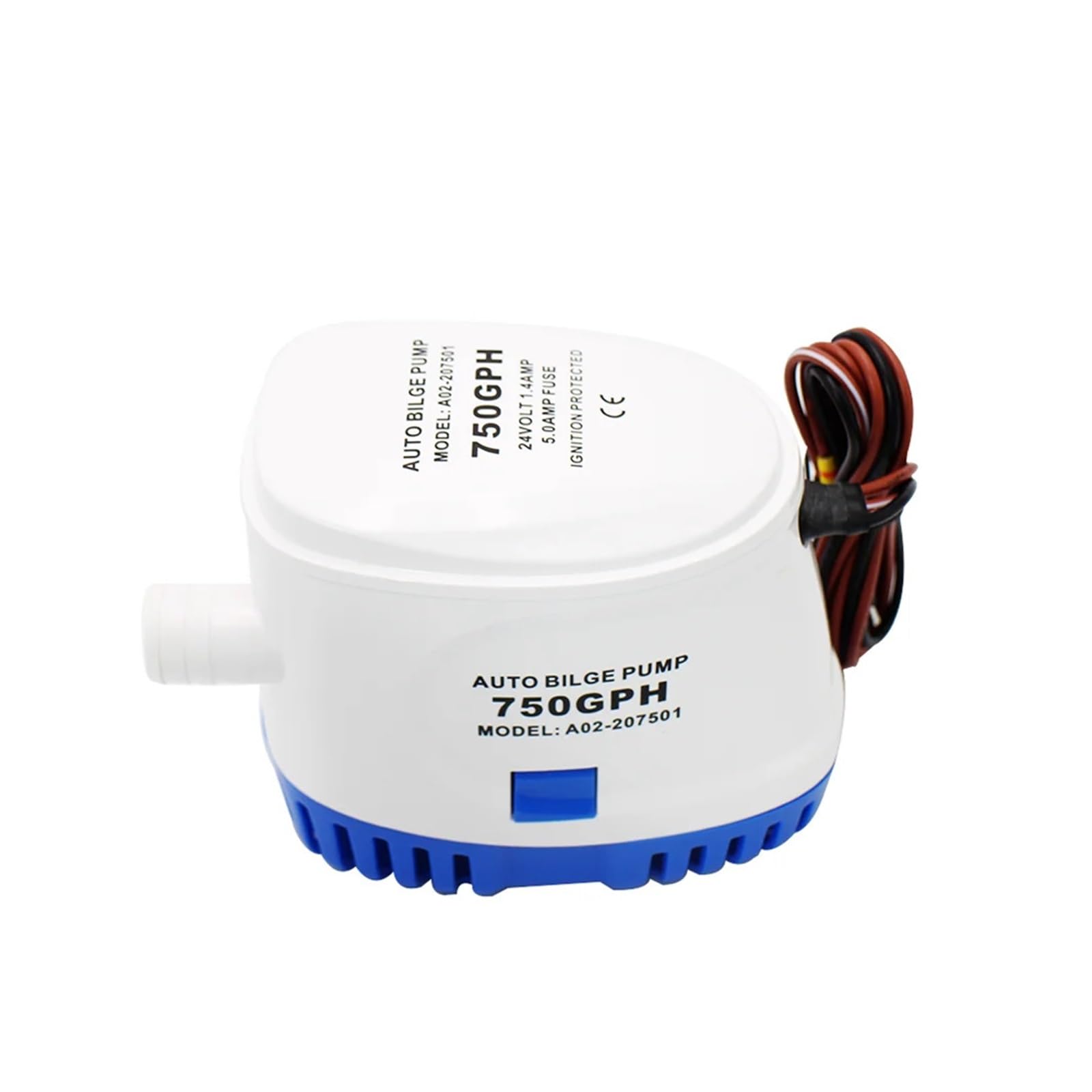 1pc 12V 24V Pompa di sentina automatica ad alto flusso sommergibile for barche Yacht(1100GPH,12V)