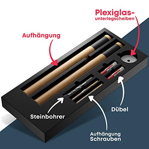 Satteltasche MTB Rovativ Rennrad Wandhalterung aus Holz