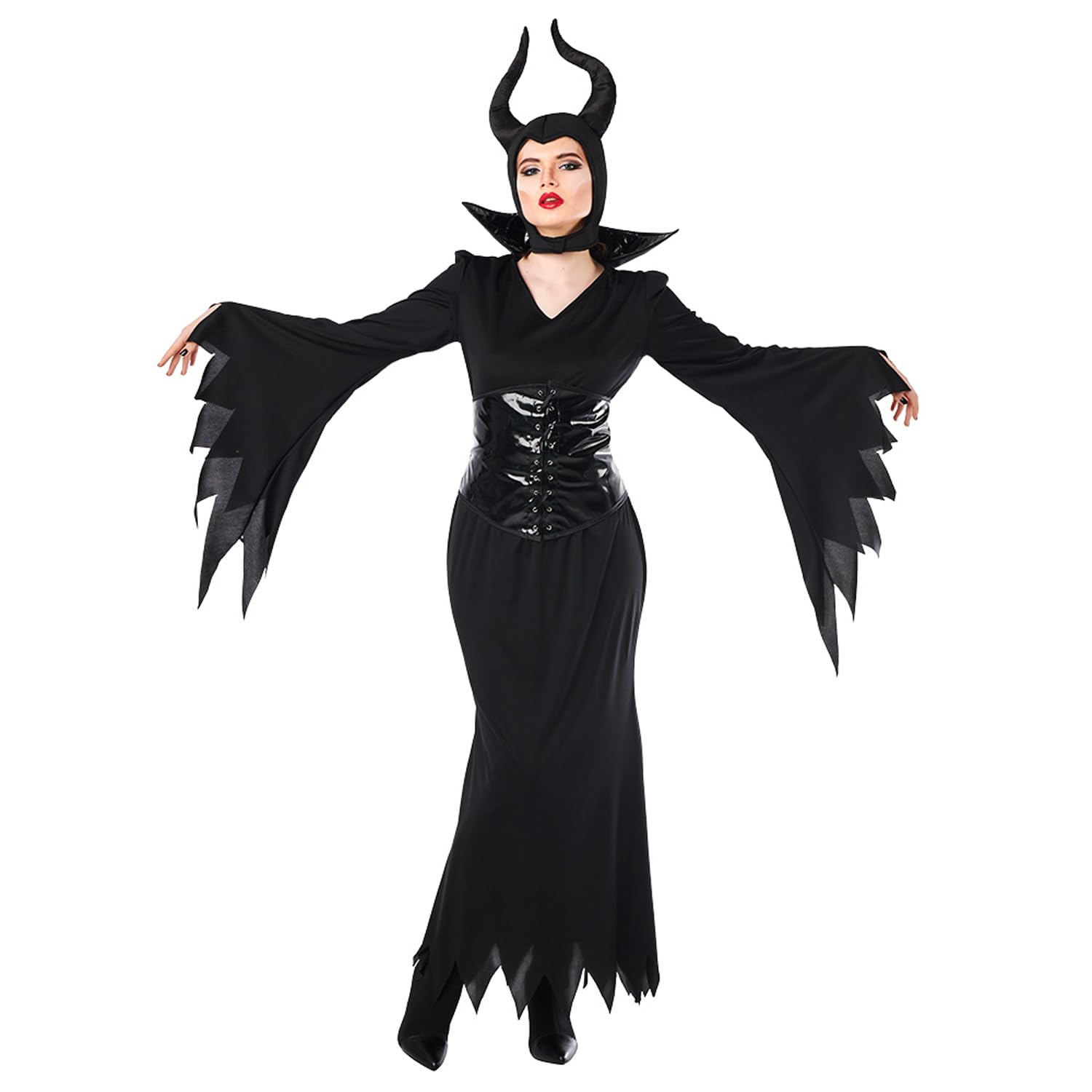 Boland Evil Queen Costume for Adults, Fancy Dress Costume, Costume Set for Halloween, Carnival and Theme Party