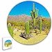 Usa America Sabino Canyon Tucson Puzzle 195 pezzi animali di forma rotonda in legno per bambini puzzle per adulti souvenir regalo 16,5 × 16,5 pollici