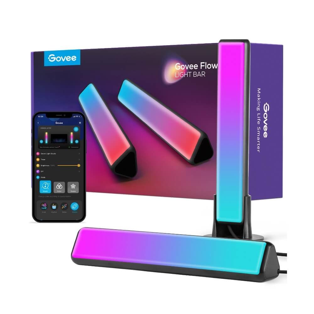 Ruban Led Govee GOVEE SMART GAMING LIGHT BARS FLOW PLUS WIFI+BT