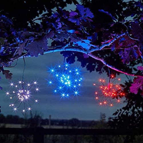 Garden Mile Solar LED Lichterkette Herbst – 10 Starburst Lampen, 3,8 M, Warmweiß, Wasserdicht