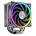 Price comparison product image Akasa SOHO H4 Plus, aRGB CPU Air Cooler, 120mm PWM Silent Fan with Copper Heatpipes, 185W TDP,Thermal Paste Included, Black,Supports Intel LGA 1851/20XX/1700/1200/115X;AMD AM4/AM5 Ryzen,AK-CC4022HP01