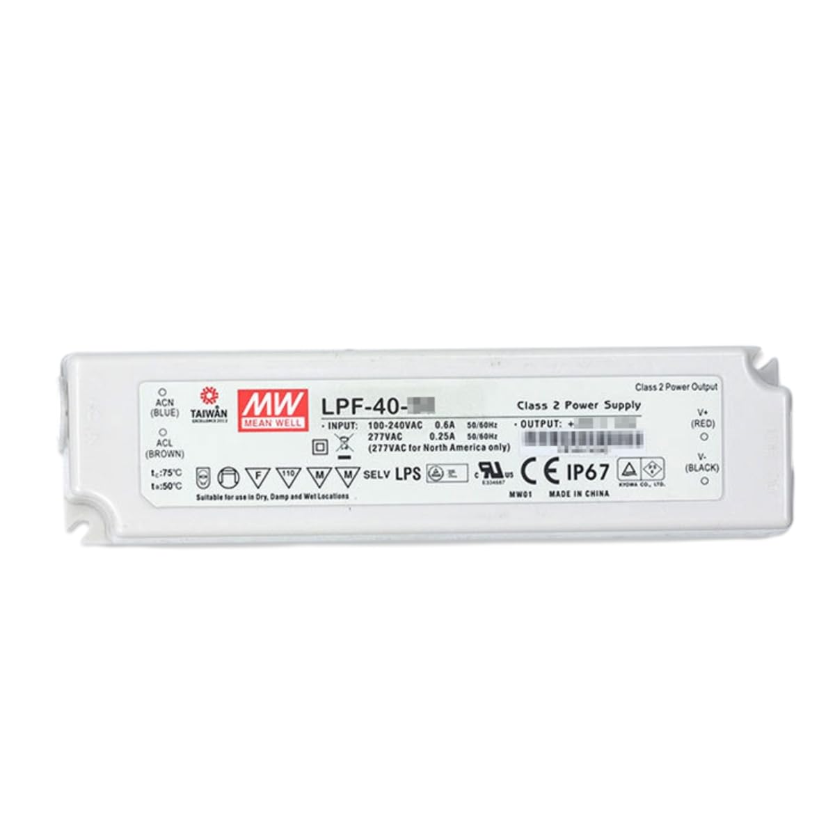 Mean Well LPF 40W 1.12A LED Treiber LPF-40D-36