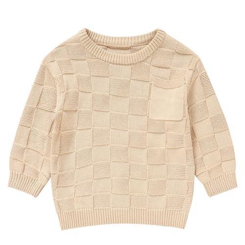 viworld toddler girl knit sweater blouse pullover warm crewneck long sleeve tops for toddler boy fall winter clothes