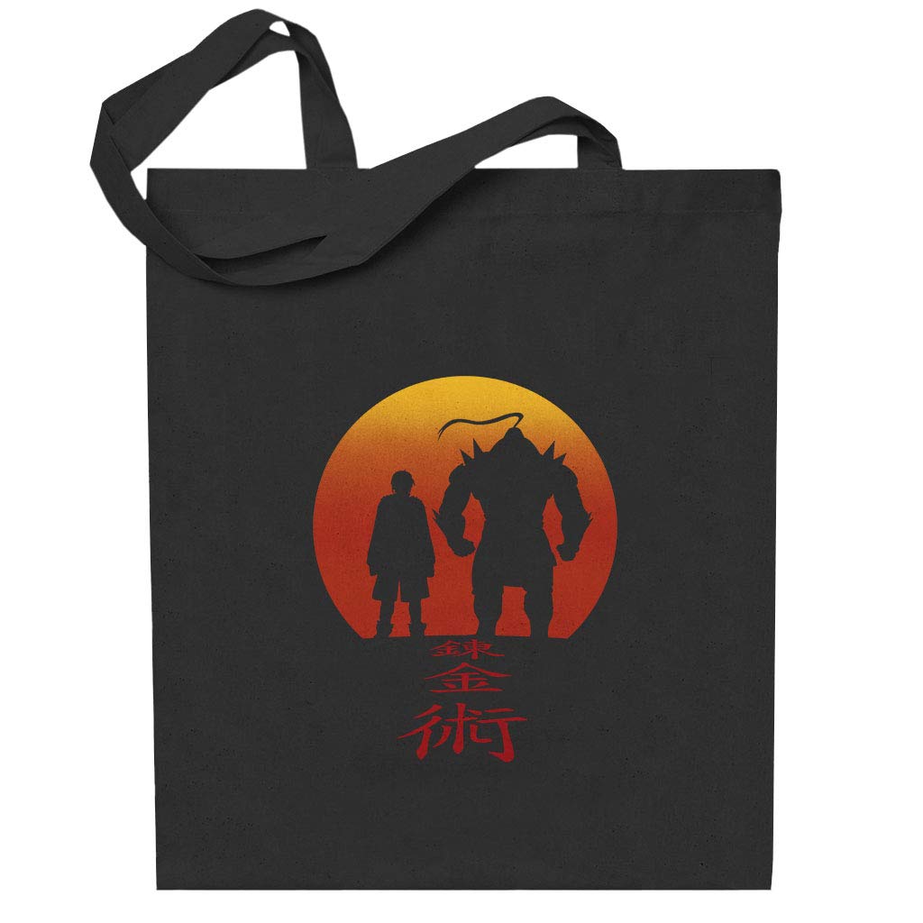 Full Metal Alchemist Red Background Totebag