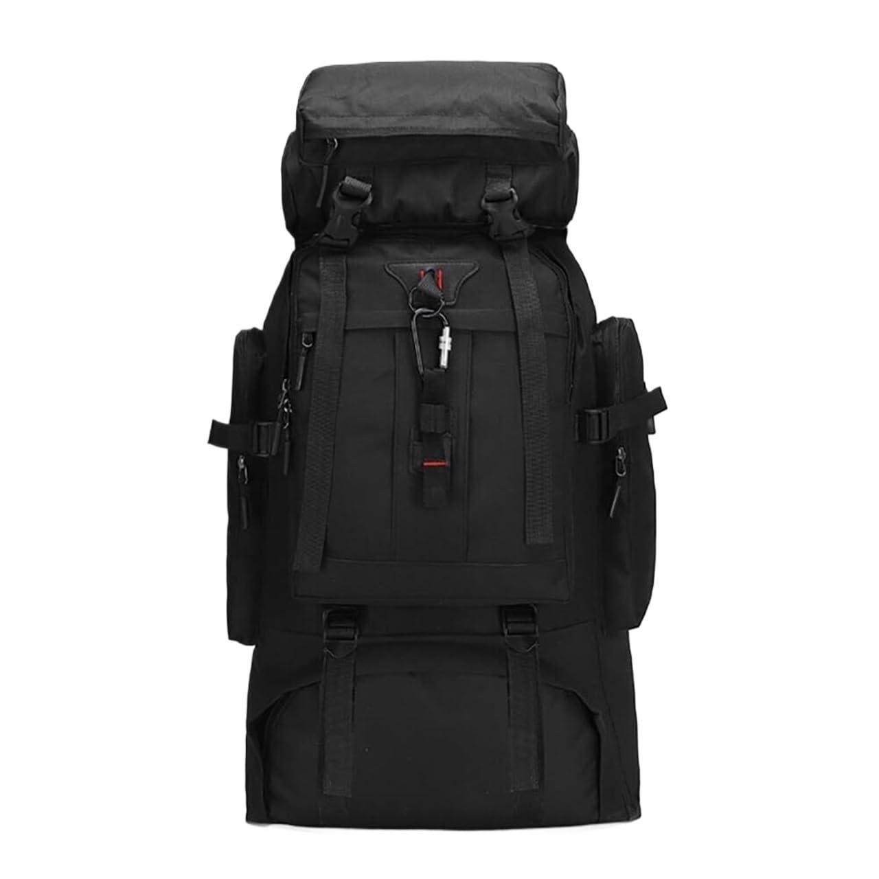 Zaino da Viaggio Sportivo Zaino da Trekking 70L Borsa A Tracolla per Arrampicata Campeggio Allenamento All'aperto Sport per Alpinismo Arrampicata(Black)