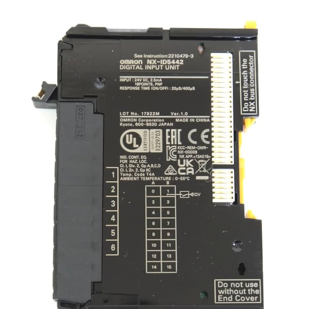 オムロン NX-ID5442 デジタル入力ユニット NX-ID5442 NXシリーズ デジタルI/Oユニット omron(オムロン) DC