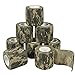 QiGui 8 Rollen Selbsthaftende Cohesive Bandage Camouflage Klebeband Kohäsive Bandage Pflasterverband Fingerpflaster Haftbandage Verband Fixierverband Elastische Binde Für Jagd Sport im Freien 5cm